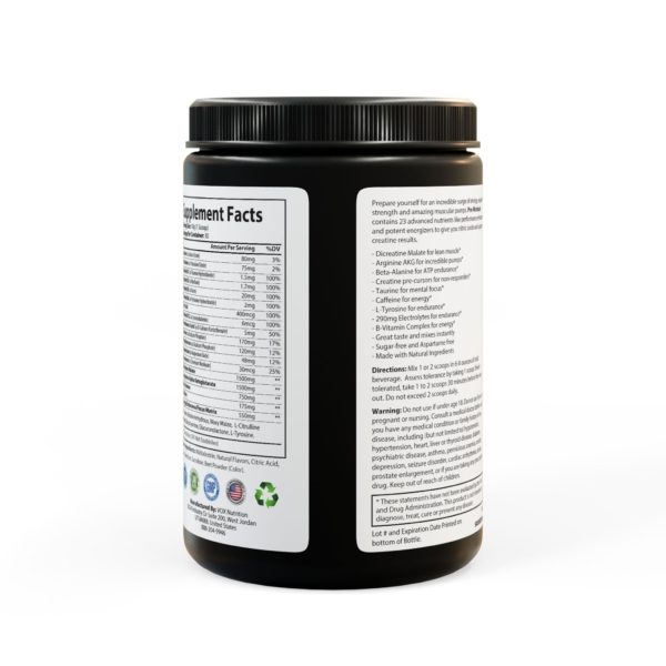 Pre-Workout Supplement, Watermelon (300g, 10.58oz) - Image 4