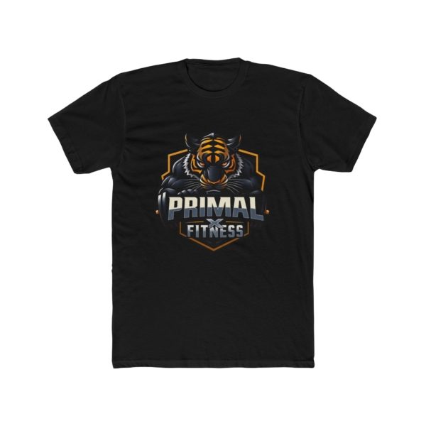 Primal Fitness Unisex Cotton Crew Tee - Bold Workout Shirt for Gym Enthusiasts