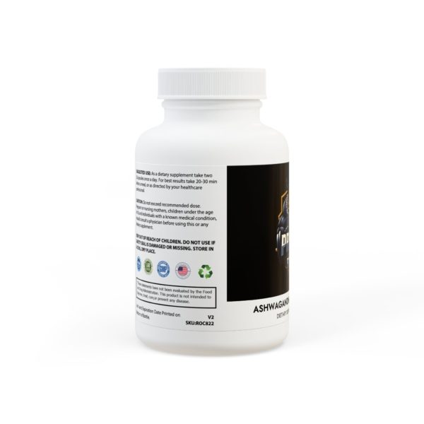 Ashwagandha and Black Pepper Supplement (60 capsules) - Image 2
