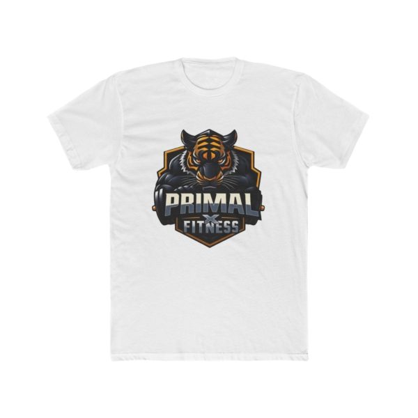 Primal Fitness Unisex Cotton Crew Tee - Bold Workout Shirt for Gym Enthusiasts - Image 3