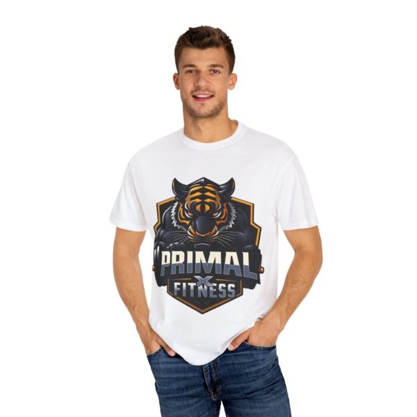 Primal Fitness Unisex Garment-Dyed T-Shirt - Bold Workout Tee for Gym Enthusiasts - Image 4