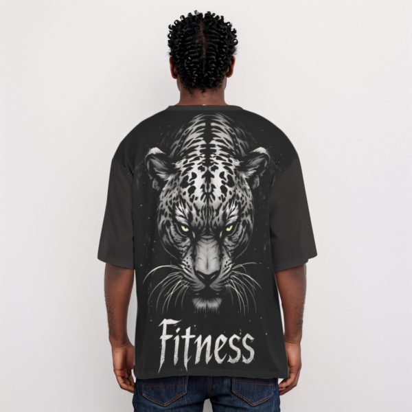 All-Over Print Men's Drop Shoulder T-shirt With Short Sleeve