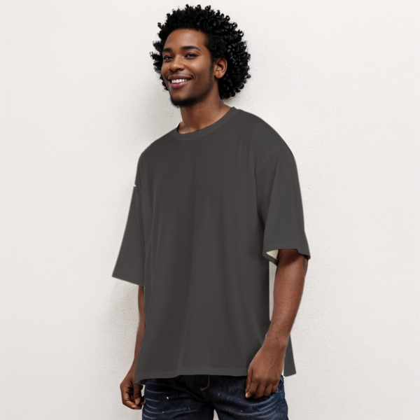 All-Over Print Men's Drop Shoulder T-shirt With Short Sleeve - Image 4