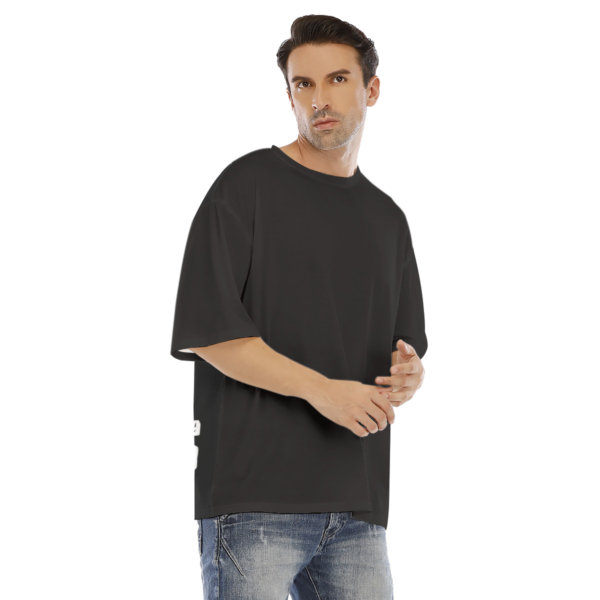 All-Over Print Men's Drop Shoulder T-shirt With Short Sleeve - Image 4