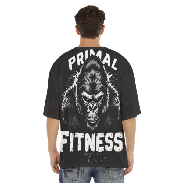 All-Over Print Men's Drop Shoulder T-shirt With Short Sleeve