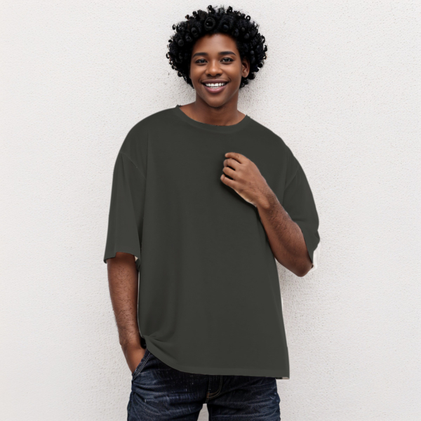 All-Over Print Men's Drop Shoulder T-shirt With Short Sleeve - Image 3