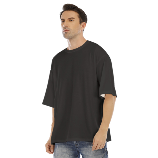 All-Over Print Men's Drop Shoulder T-shirt With Short Sleeve - Image 3